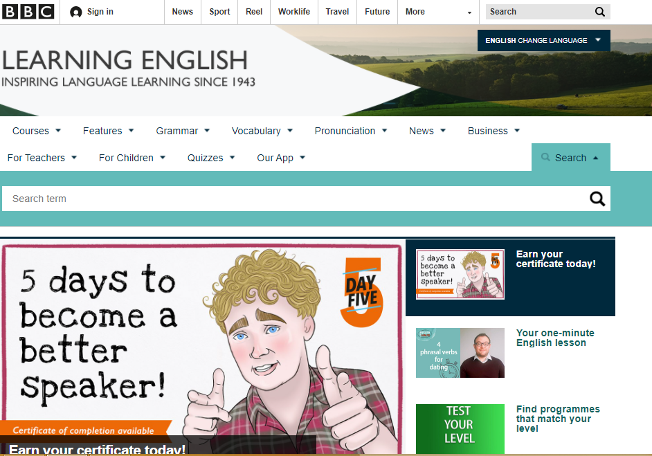 english vocabulary learning websites